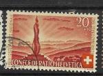 Suisse - 1942 - YT   n  379  oblitr,