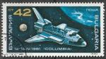 Timbre oblitr n 3346(Yvert) Bulgarie 1990 - Espace, navette Columbia
