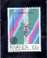 Rwanda neuf** n 1140 Anne mondiale des communications RW18606