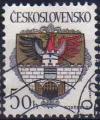 Tchcoslovaquie 1990 - Armoiries de Podiebrad - YT 2846 