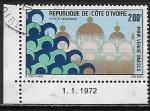 Cote d'Ivoire - Y&T n 55 PA - Oblitr / Used - 1972