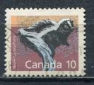 Timbre CANADA  1988  Obl  N 1069   Y&T  Mouffette