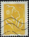 France 2005 Oblitr Used Marianne de Lamouche jaune 0,01 euro Y&T 3731 SU
