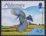 Alderney (Aurigny) 2007 - Oiseau sdentaire: msange bl, 45p - YT 307/SG 318 **