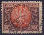 Pologne/Poland 1921 - Armoiries, 10 m, obl., 2 choix - YT 229 