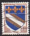 FRANCE N 1353 o Y&T 1962-1965 Armoiries (Troyes)