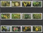 2012 FRANCE Adhesif 686-97 oblitrs, fruits,  complte