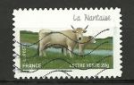 France timbre oblitr anne 2014  Les Vaches, La  Nantaise