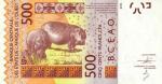 Afrique De l'Ouest Cte d'Ivoire 2014 billet 500 francs pick 119c neuf UNC