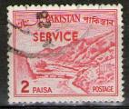 **   PAKISTAN    2 p  1963  YT-S81  " Service - Passe de Khyber "  (o)   **