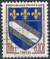 FRANCE - 1962 - Yt n 1353a - Ob - Armoiries de villes : Troyes ; city