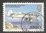 Jersey - Scott 208   plane / avion