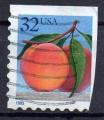Etats-Unis : Y.T. 2382 - Fruits : Pche - oblitr - anne 1995