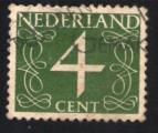 Pays Bas 1946 Oblitr Used Burma 4 Cent Vert