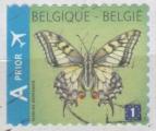 Belgique/Belgium 2012 - Papillon "macaon", tarif Prior 1 Europe, adh.- YT 4235 