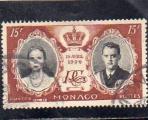 Monaco oblitr n 477 Mariage princier MO10831