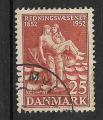 Danemark N 344  centenaire de l'institut de sauvetage maritime 1952