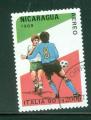 Nicaragua 1989 Y&T PA 1282 oblitr Football