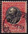Serbie (royaume)/Serbia (kingdom) 1905 - Roi/King Pierre I, 10 r - YT 84 