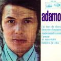 EP 45 RPM (7")  Adamo " J'ai tant de rves dans mes bagages "  Belgique