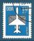 Allemagne de l'Est Poste arienne N10 Avion stylis et lettre 1m oblitr