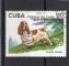 Timbre Cuba / Oblitr / 1976 / Y&T N? / Chien - Cocker Spaniel.