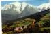 Combloux : vue sur le massif de Mont Blanc