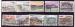 Danemark  lot de 10 timbres paysages oblitrs